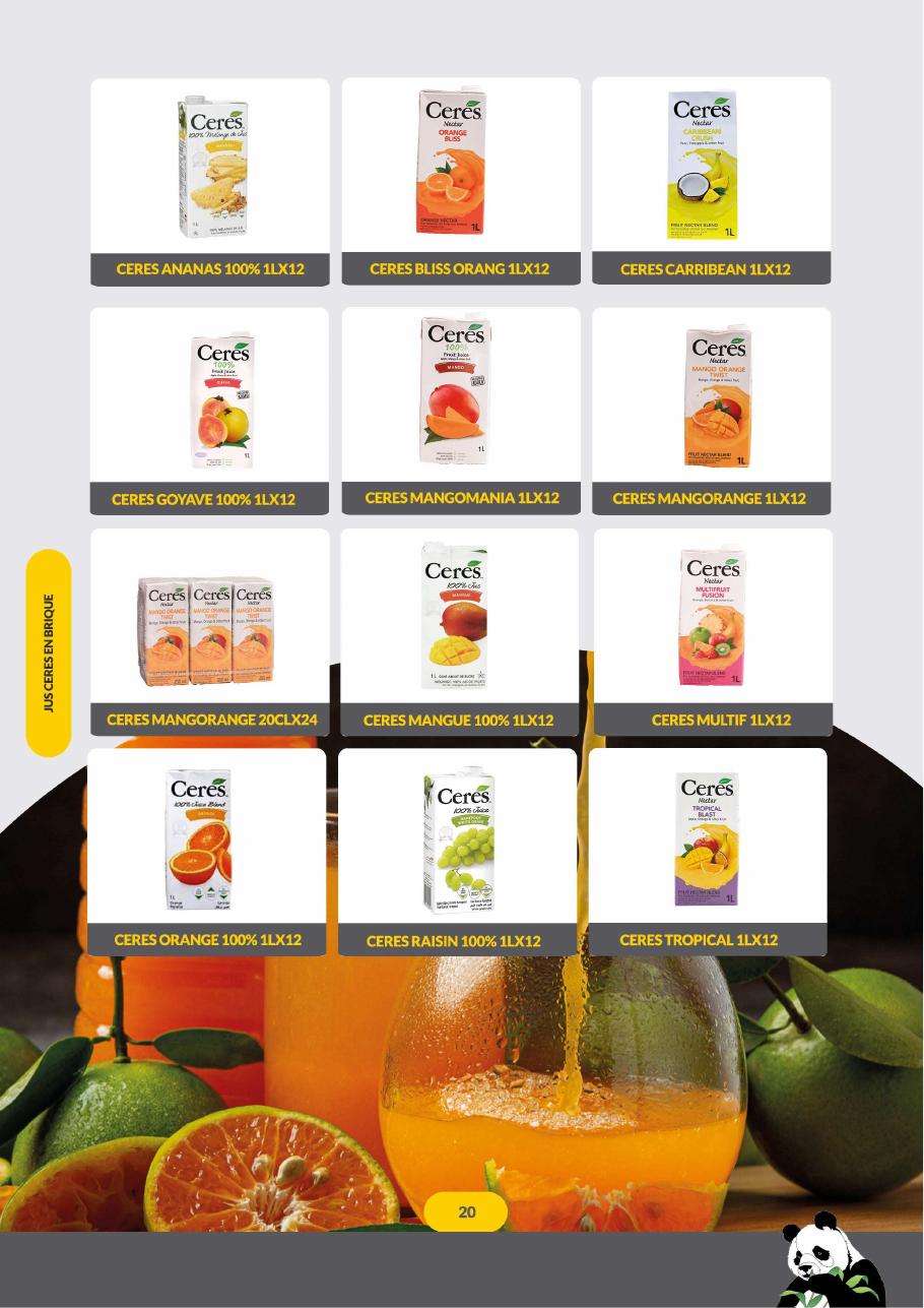 Jus & Boissons — page 22