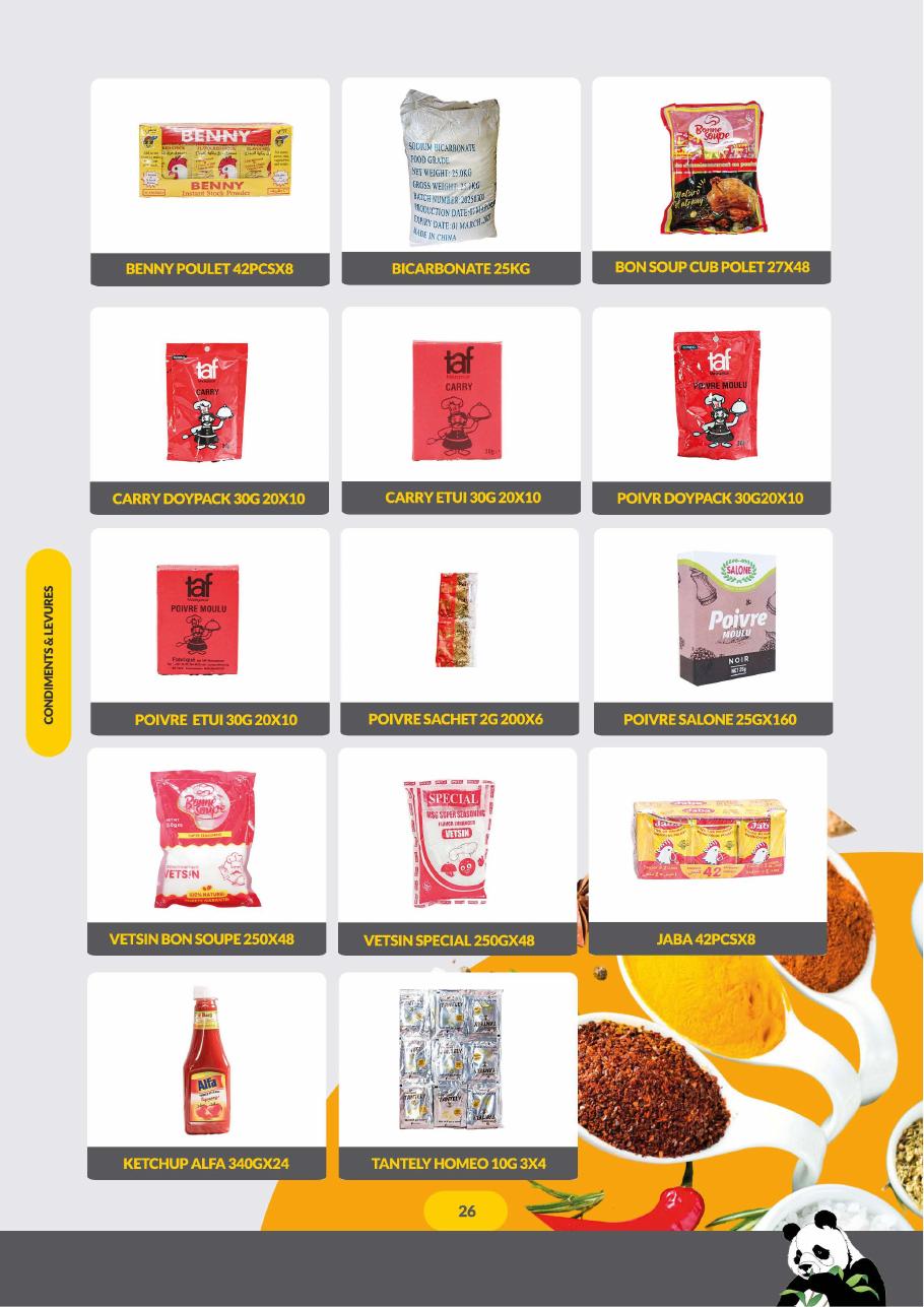 Condiments & Levures — page 28