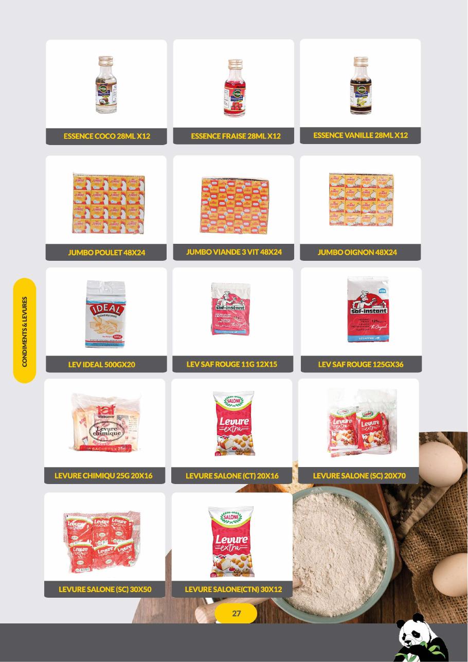 Condiments & Levures — page 29