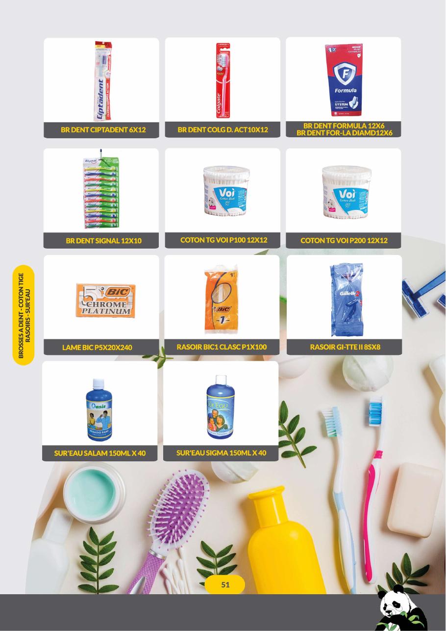 Brosses à dent, Coton-tige, Rasoirs & Sur'Eau — page 53