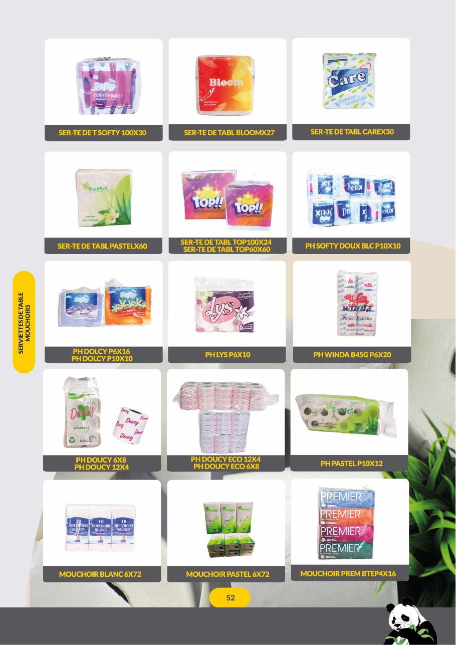 Serviettes de table & Mouchoirs — page 54