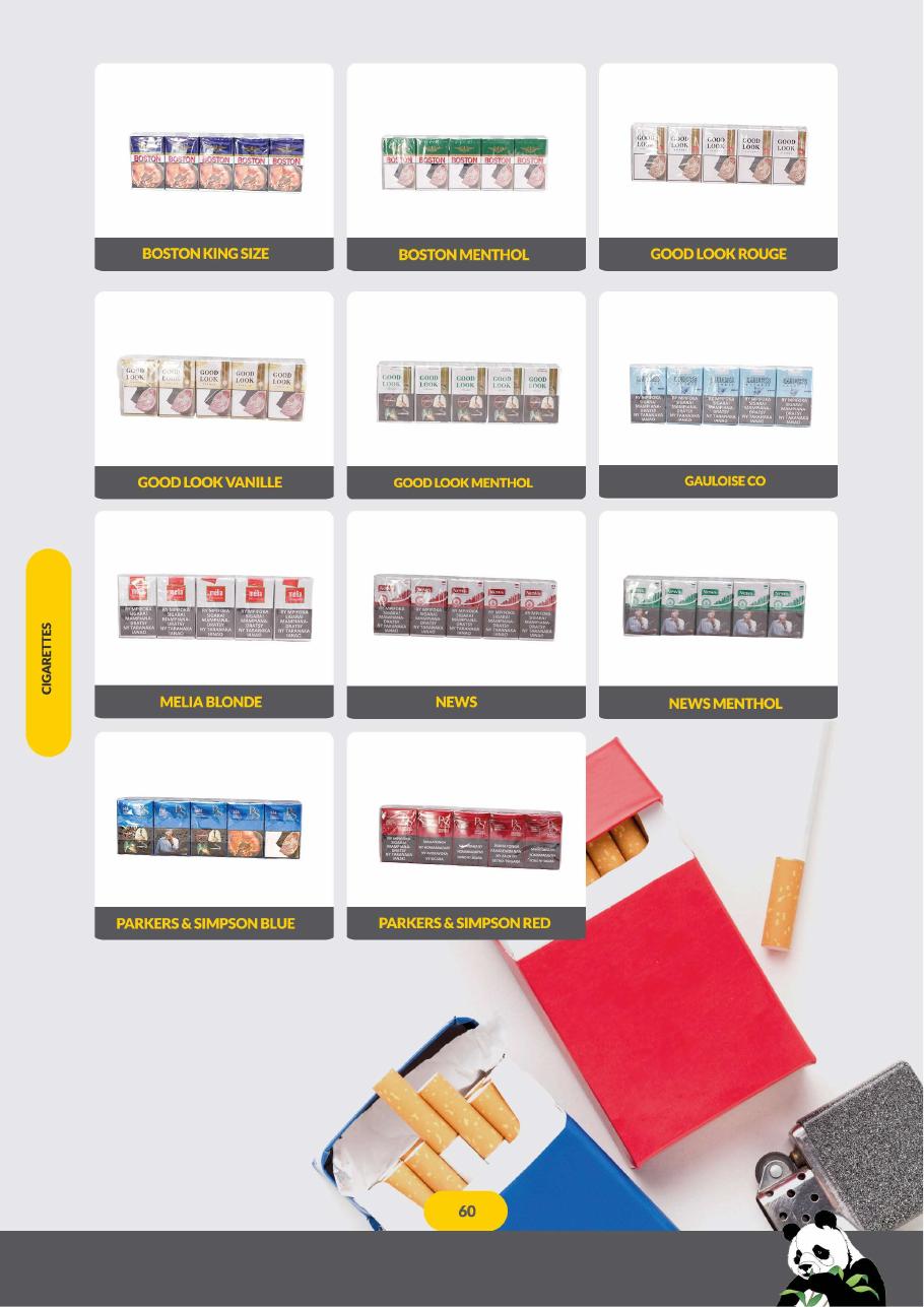 Cigarettes — page 62